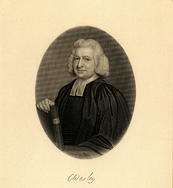 engraving of Charles Wesley