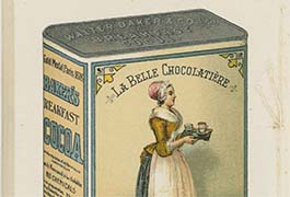 Ad for Baker's Cocoa from Choice Recipes, 1900
