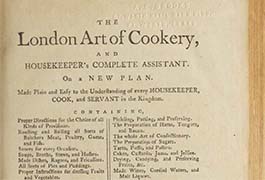 The London art of cookery, and housekeeper's complete assistant [title page], 1787