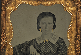 Young Woman with Gold Jewelry, Oram Family, ca. 1860