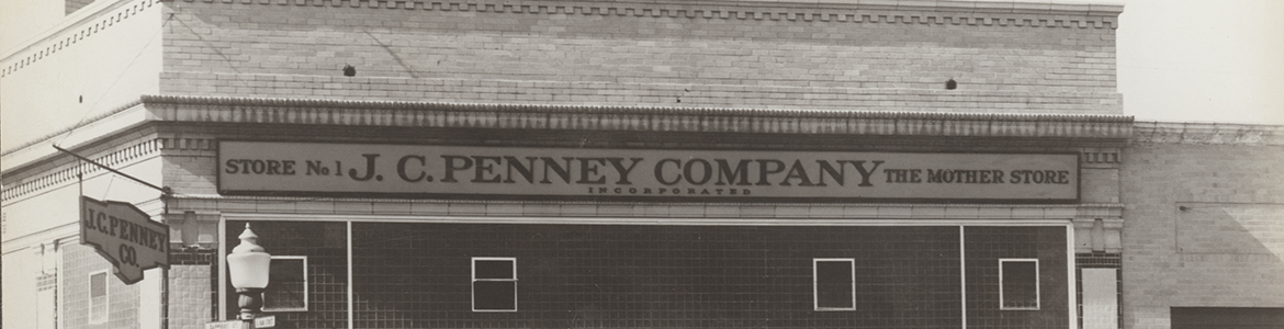 [J. C. Penney Outside JCPenney Co. ''Mother Store,'' Kemmerer, Wyoming]