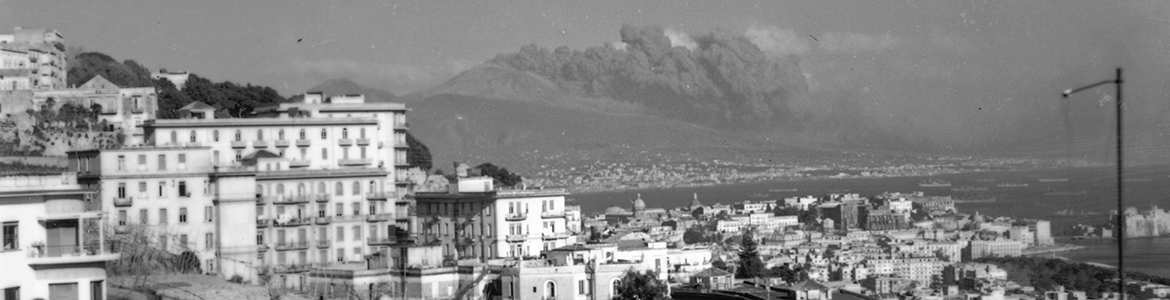 Mt. Vesuvius eruption, Naples, 1944