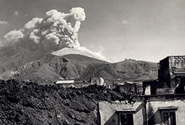 Mt. Vesuvius eruption, San Sebastiano al Vesuvio, 1944