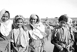 Smiling Berber girls, near Casablanca, September 1943