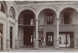 Court of Hotel Iturbide. City of Mexico, 1904, by C.B. Waite
