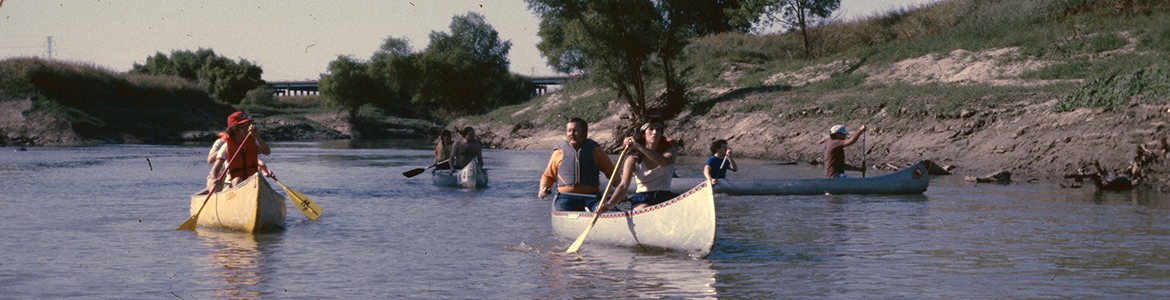 [Canoeing on the Trinity River]
