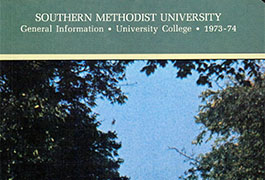  Southern Methodist University. General Information. University College. 1973-74 [cover]