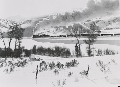  Spanish Fork Canyon- D&RGW Coal Train, five degrees below zero