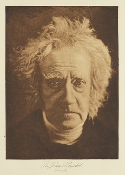 Julia Margaret Cameron salt print "Sir John Herschel."