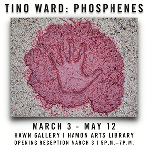 flyer for Tino Ward: Phosphenes