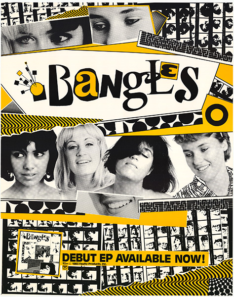 Black and yellow Bangles poster