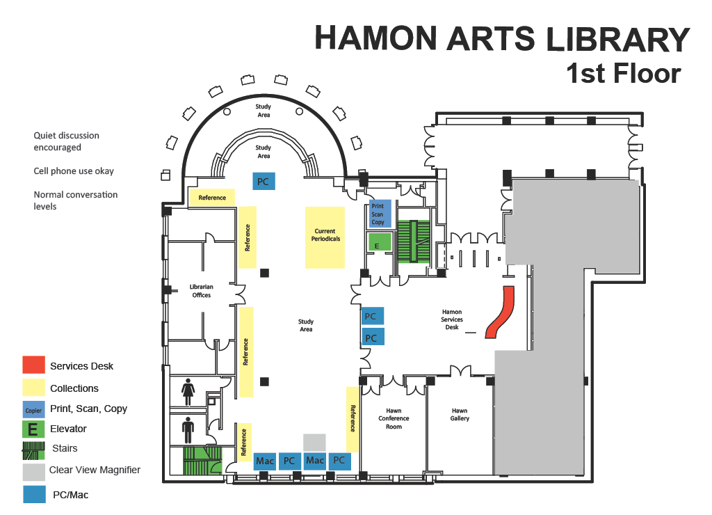 Hamon 1st Floor Map