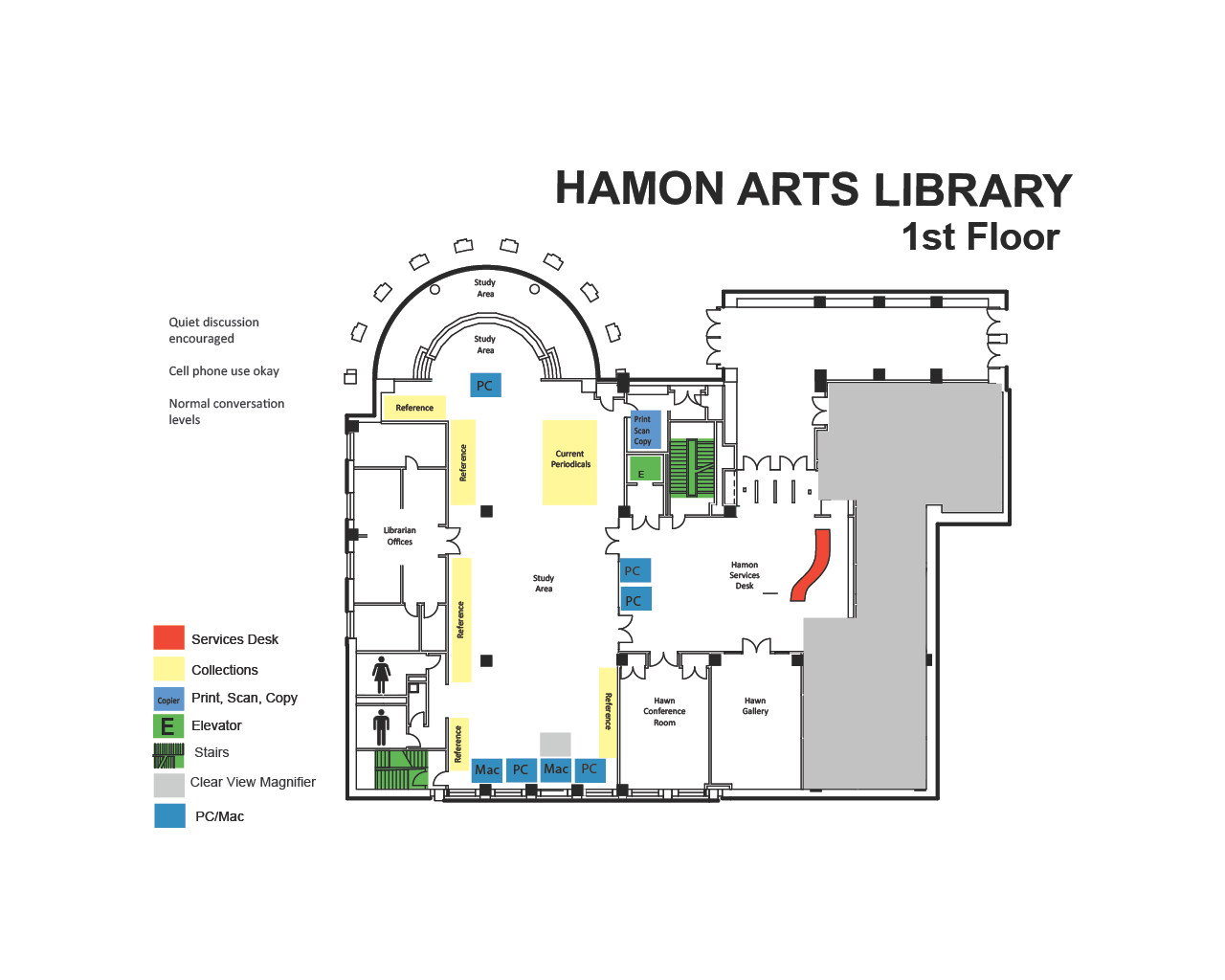 Hamon 1st Floor Map