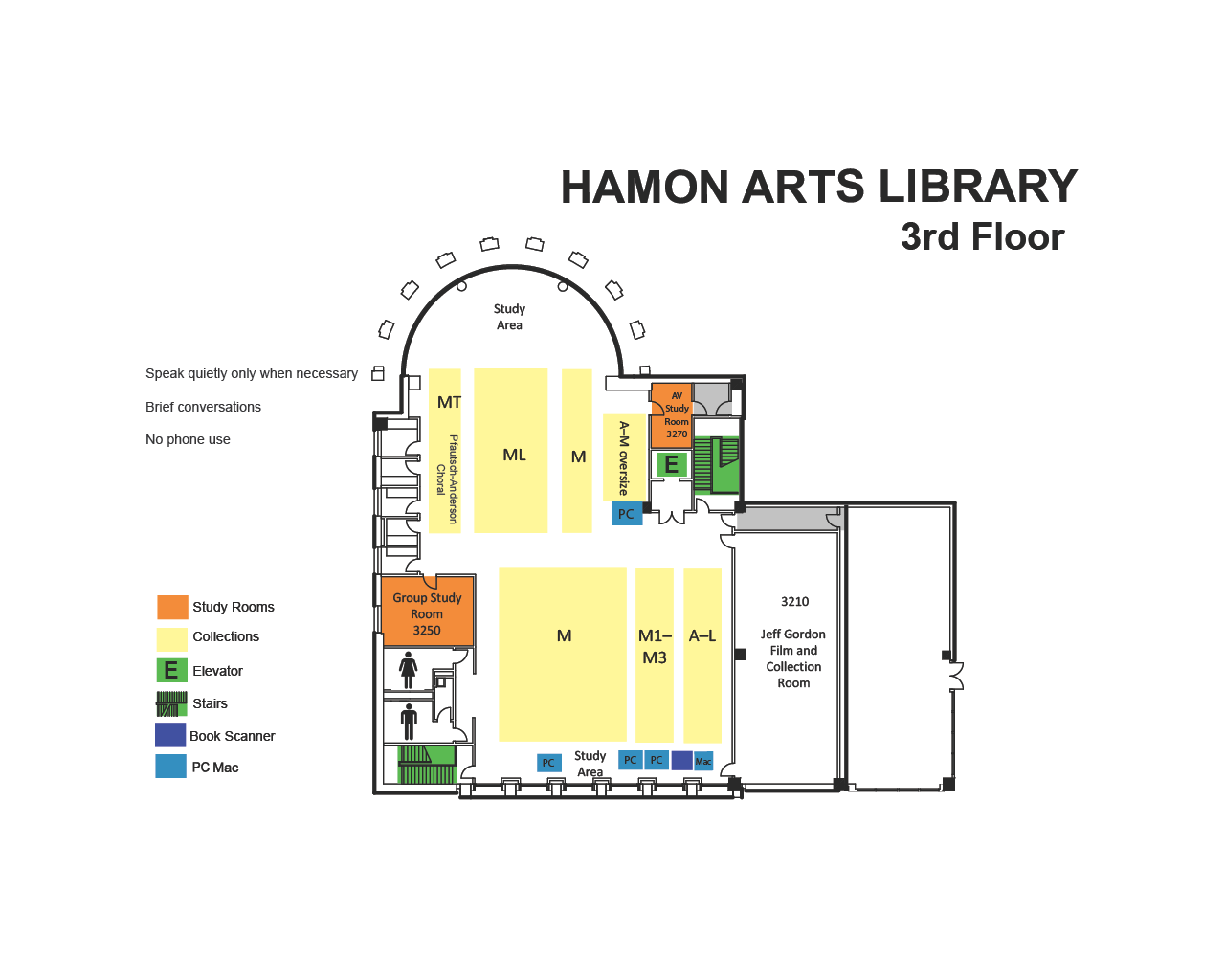 Hamon 3rd Floor Map