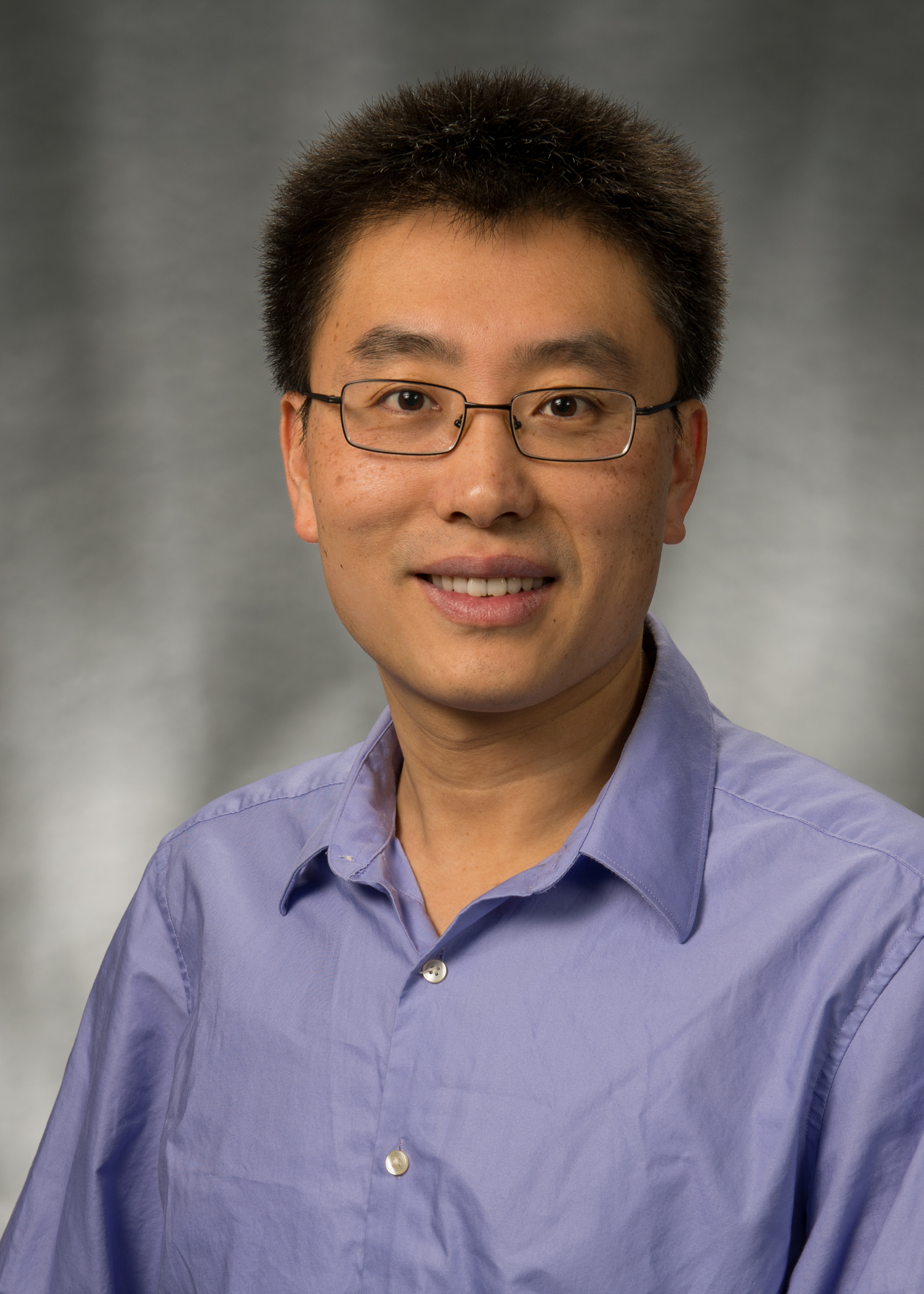 A headshot of Jianhui Wang, a member of the Lyle School of Engineering Faculty.