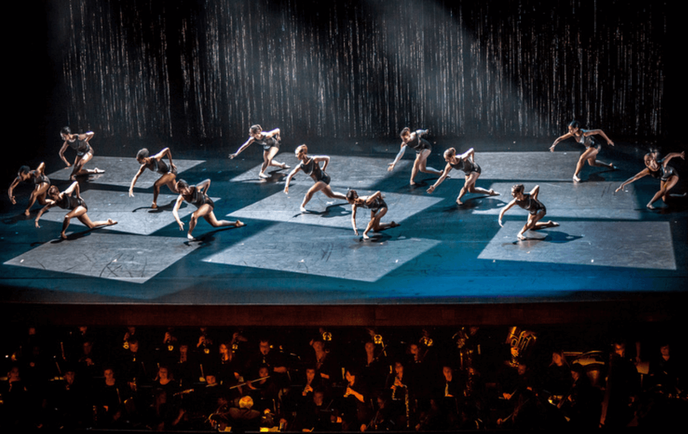 Dancers and orchestra perform at the Winspear Opera House