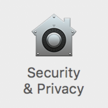 macOS Security & Privacy Settings