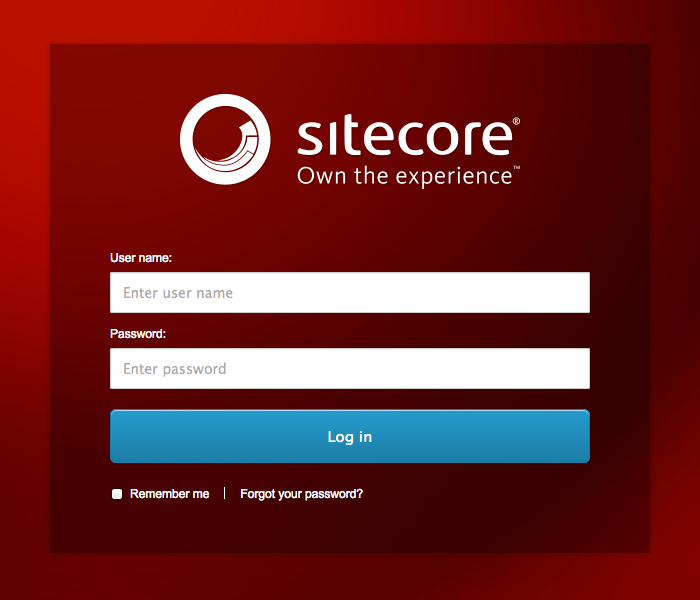 Sitecore Login