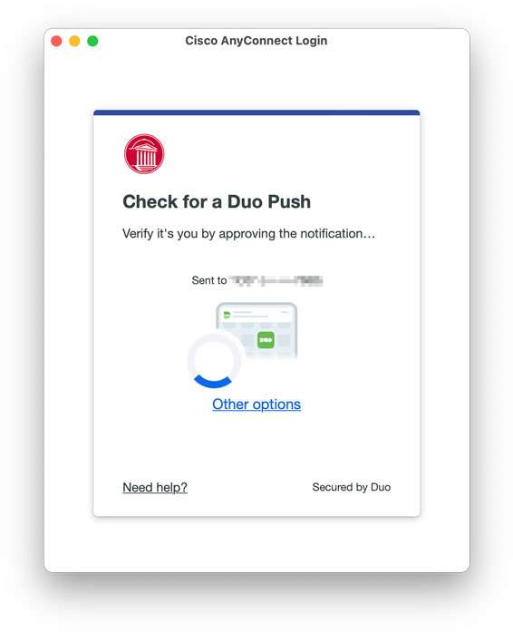 Duo authentication for AnyConnect