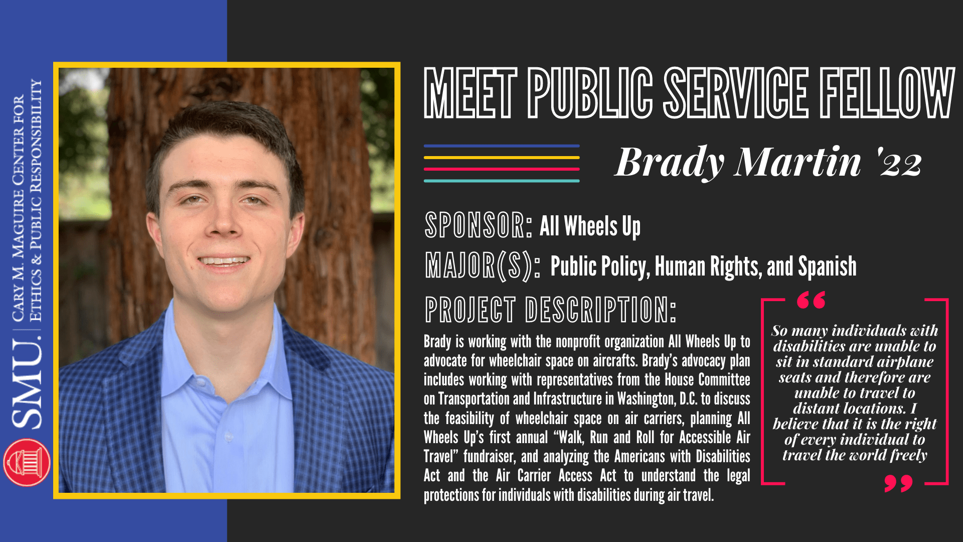 Meet Public Service Fellow: Brady Martin '22