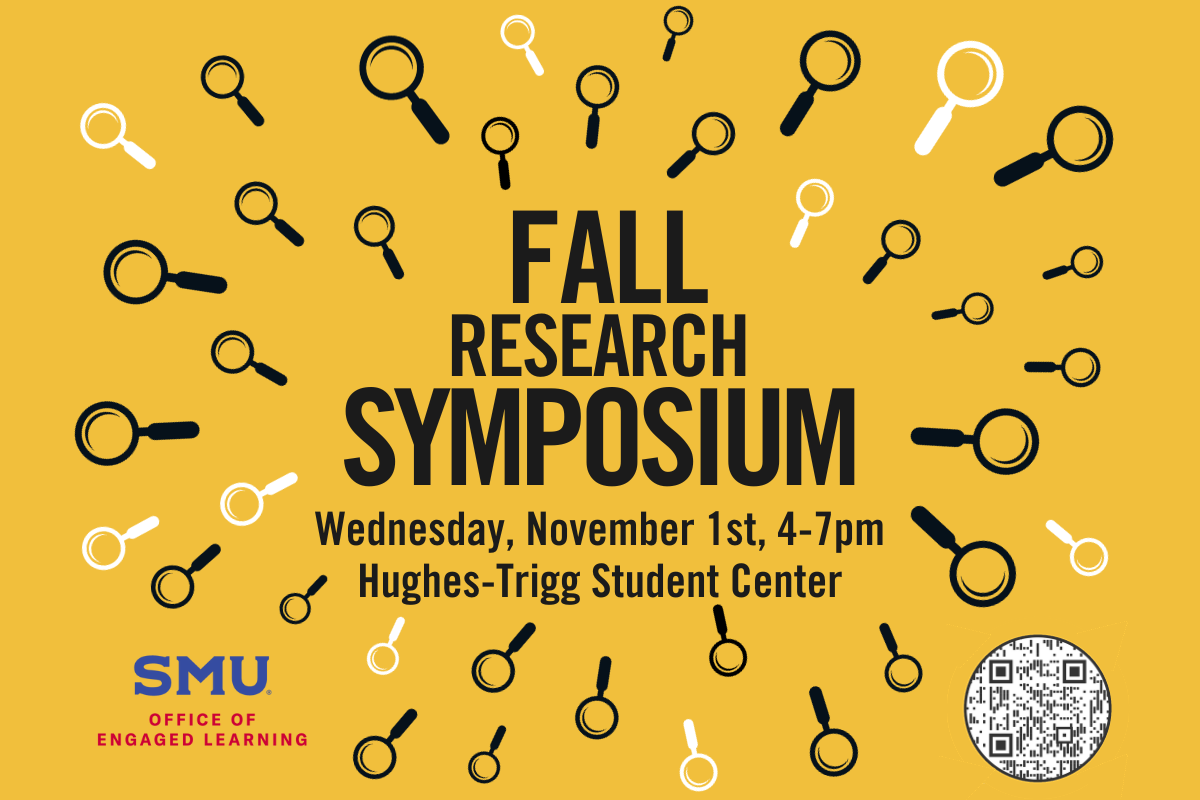 Promotional slide for Fall Research Symposium, November 1st, 2023, 4-7pm