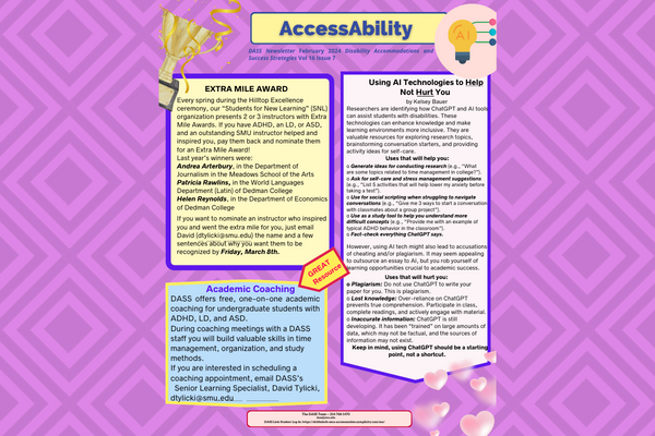Photo of front cover of this issue of AccessAbility