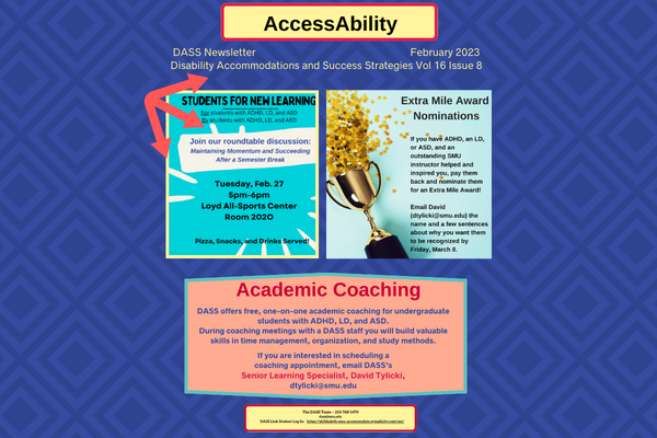 Photo of front page of this issue of AccessAbility newsletter