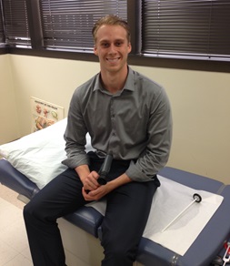 Braeden Newton at the Clinical Center for Multiple Sclerosis at the University of Texas - Southwestern