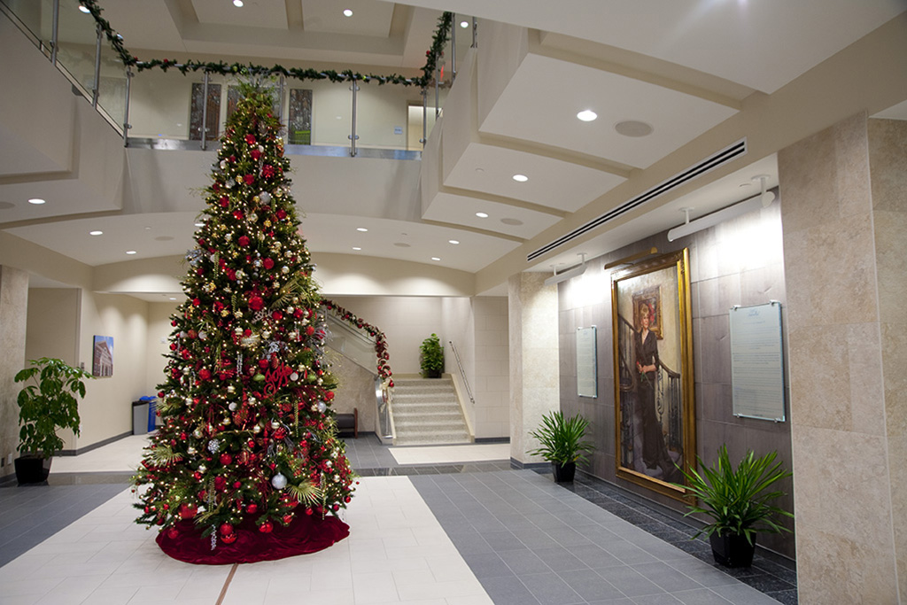 Holidays at Annette Caldwell Simmons Hall