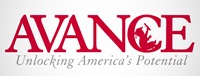 AVANCE logo. Unlocking America's Potential.
