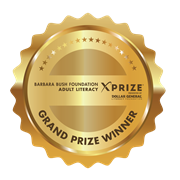 Barbara Bush Foundation, Adult Literacy, XPrize, Grand Prize Winner