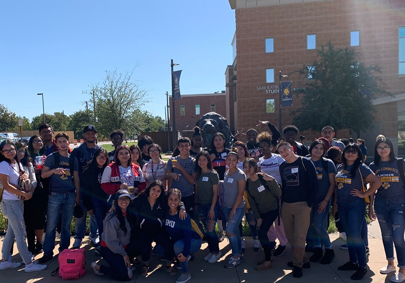 •	Spruce High School seniors attend Texas A&M Commerce Mane Event Preview Day