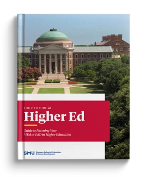 eBook Cover Image: Your future in Higher Ed. Guide to Pursuing your MEd or EDd in Higher Education