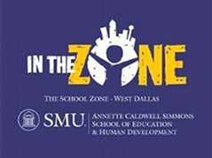 In The Zone - School Zone, West Dallas logo"