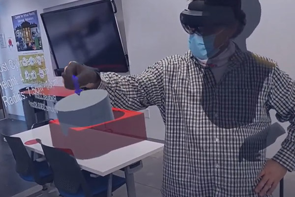 Augmented reality geometry Hololens 2 prototype learning technology