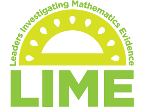 Logo for LIME: Leaders Investigating Mathematics Evidence