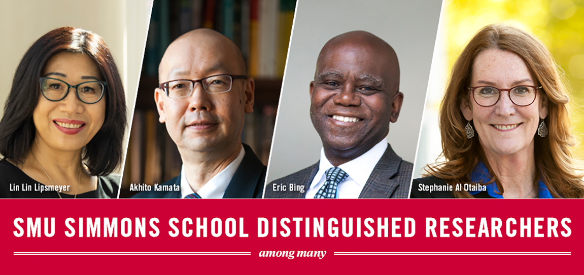 Simmons School Distinguished Researchers: Dr. Lin Lin Lipsmeyer, Dr. Akihito Kamata, Dr. Eric Bing, Dr. Stephanie Al Otaiba. Total Awards in 2021-22: $20,887,727. Ranked among the top 12 private graduate schools nationally and among the top 3 public and private schools in Texas.