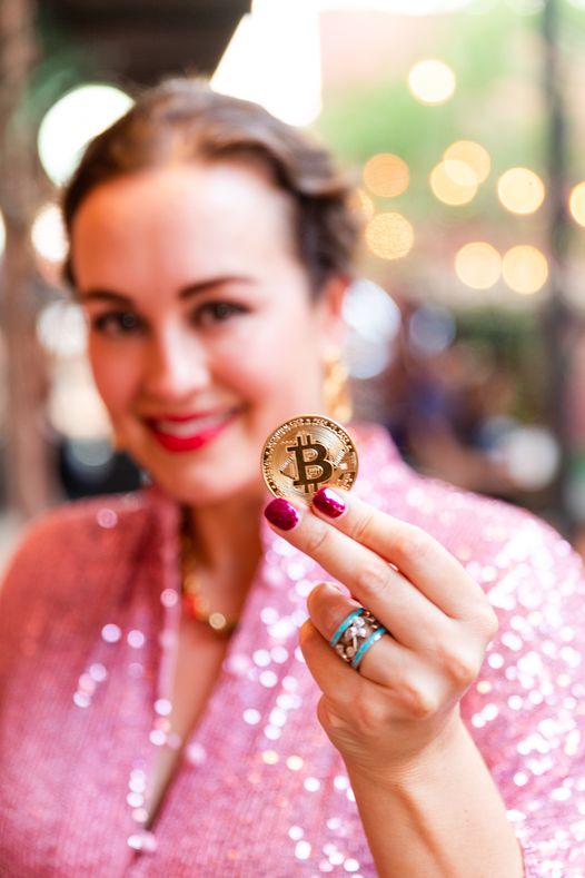 Lacey holding bitcoin