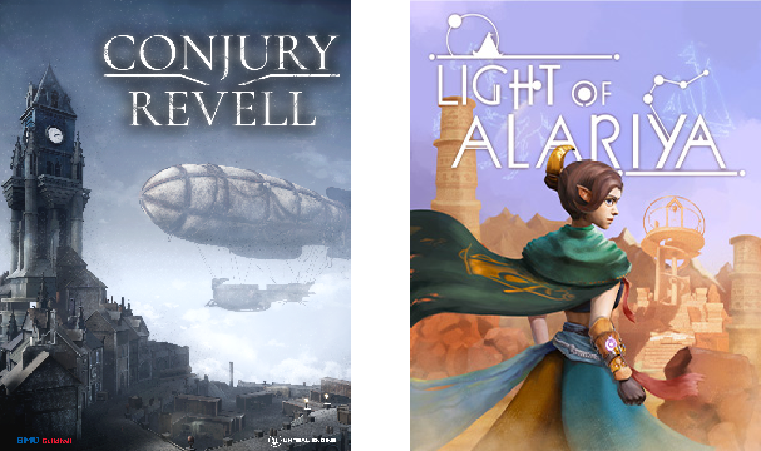Conjury Revell Team and Light of Alariya game covers