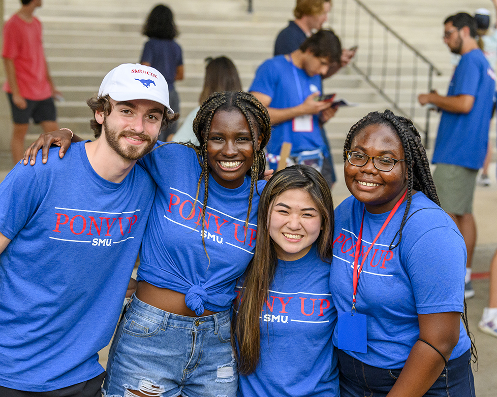 First year students participate in StampedeÃs Candlelight ceremony, Saturday, August 21, 2021 in the McFarlin Memorial Auditorium on the SMU Campus. 