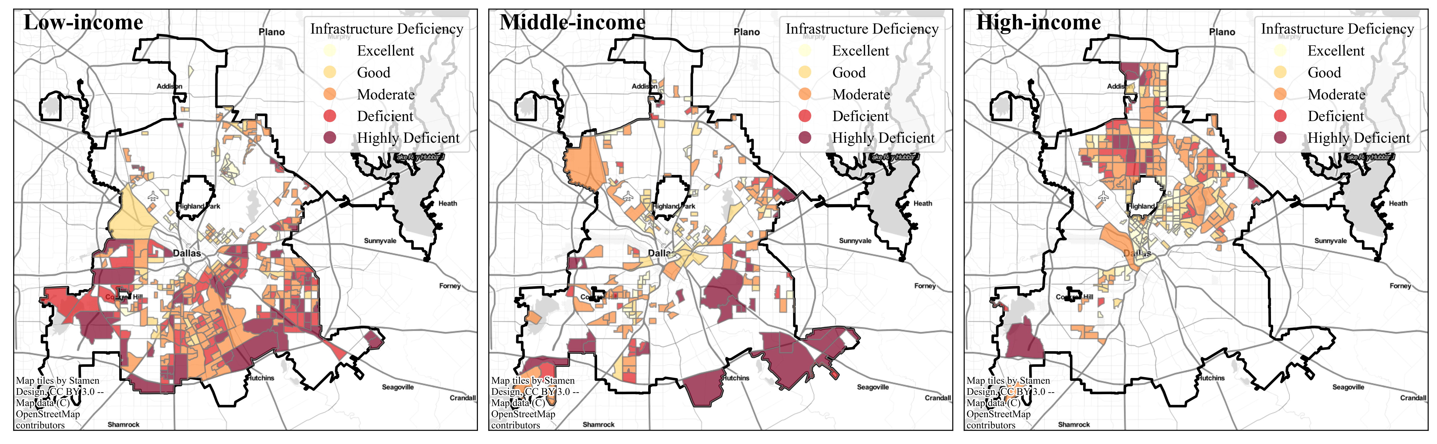 Income Deficiency Maps