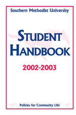2002-03 SMU Student Handbook Cover
