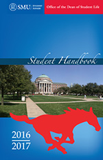 2016-17 SMU Student Handbook Cover