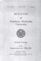 Cover 1928-29 Bulletin