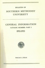 Cover 1952-53 Bulletin