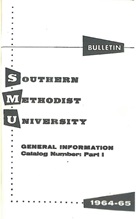 Cover 1964-65 Bulletin