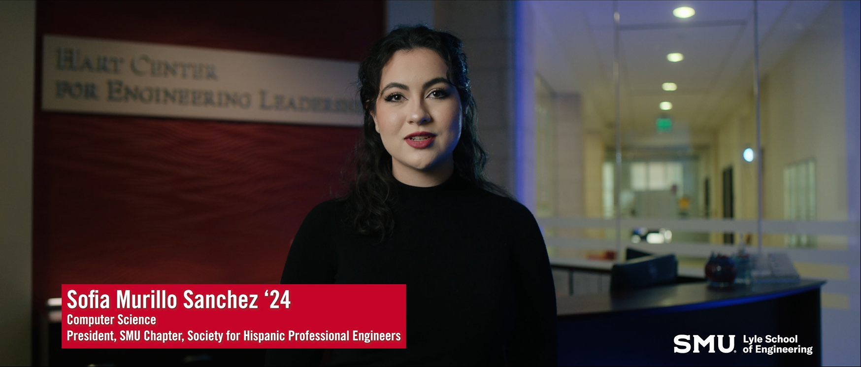 Sofia Murillo Sanchez in the Hart Center for Engineering Leadership