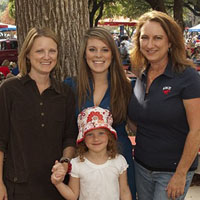 Family at SMU Family Weekend