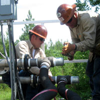 Geothermal installation at Denbury Mississippi