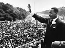 Martin Luther King Jr. at the march on Washington